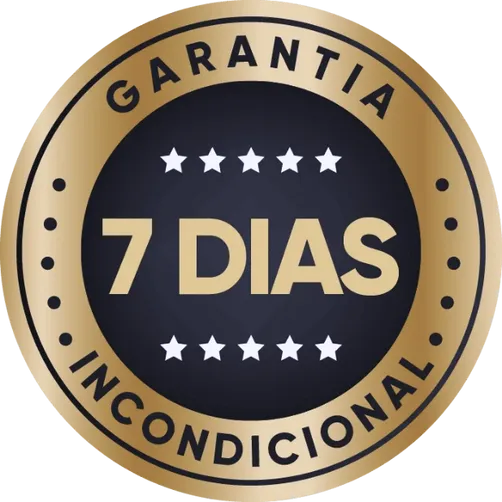 Selo de garantia incondicional de 7 dias